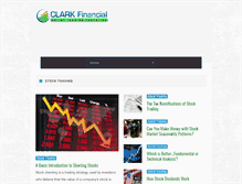 Tablet Screenshot of clarkfinancial.com